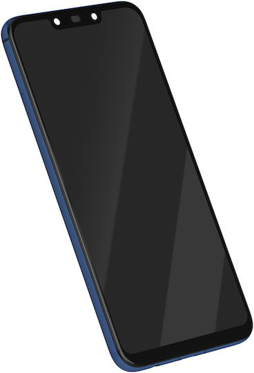 Clappio LCD екран + тъч панел за Huawei Mate 20 Lite шаси синьо