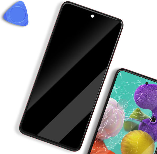 Ecran Samsung Samsung Galaxy A51 LCD + Ecran Tactil + Șasiu Original Rose Gold