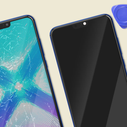 Clappio Lcd Screen + Touch Panel Honor 8x Chassis Blue