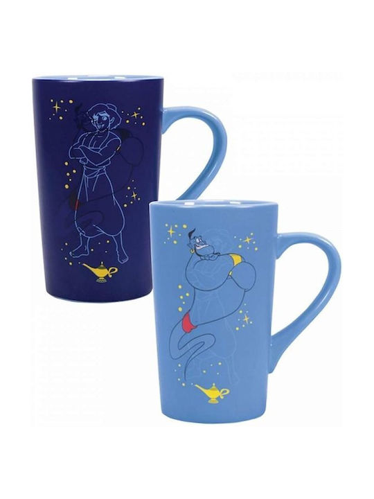 Half Moon Bay Cana Alladin Genie Schimbare de căldură Cană Ceramică Albastru 500ml
