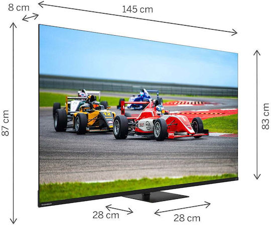 Thomson Smart Τηλεόραση 65" 4K UHD QLED 65QG7C14 HDR (2024)