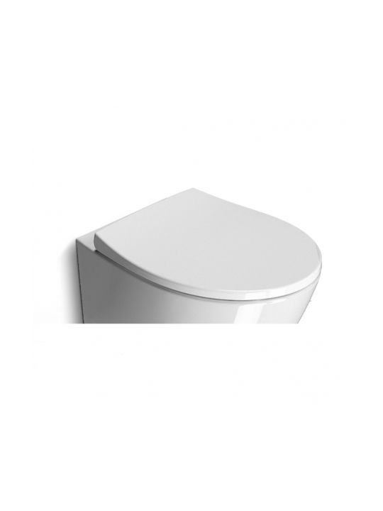 GSI Капак за тоалетна Стройна Софт Клоуз Bakelite White