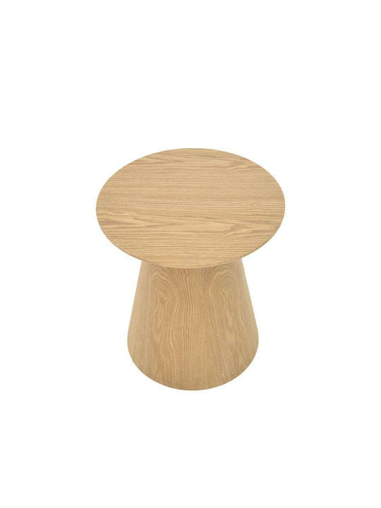 Round Side Table Kayano Wooden Physics L45xW45xH50cm.