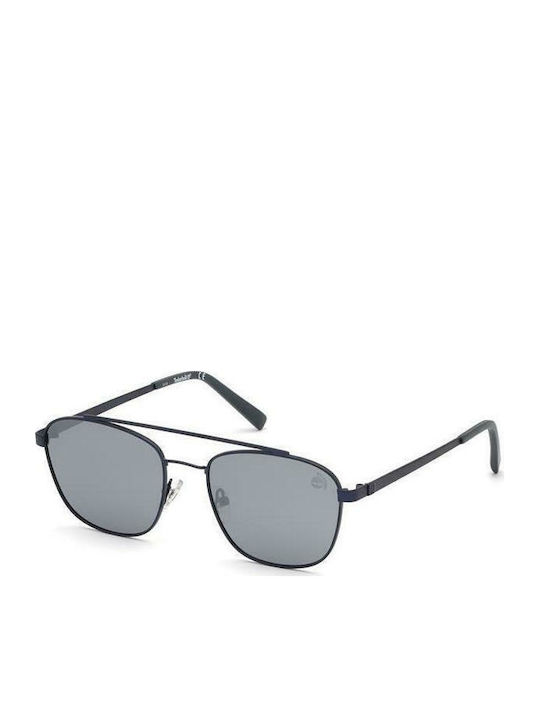 Timberland Men's Sunglasses with Navy Blue Metal Frame TB9168 91D