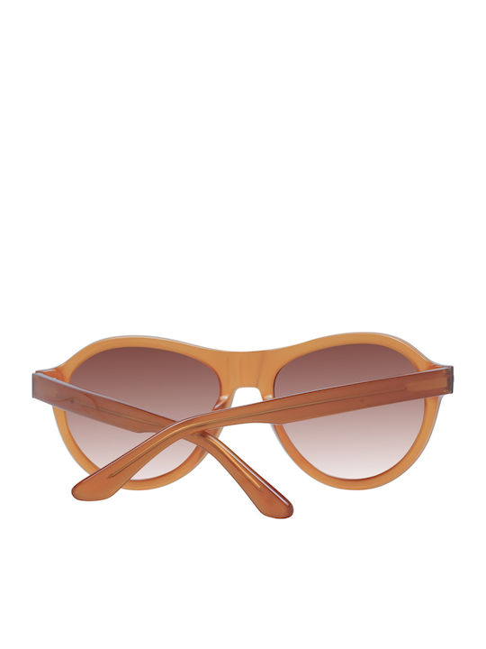 Serengeti Unisex Sunglasses with Brown Plastic Frame and Brown Gradient Lens SS527002