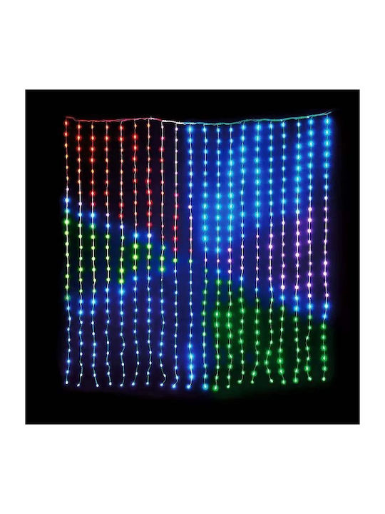 Lights LED 3m. x 300cm Multicolor type Curtain 1pcs
