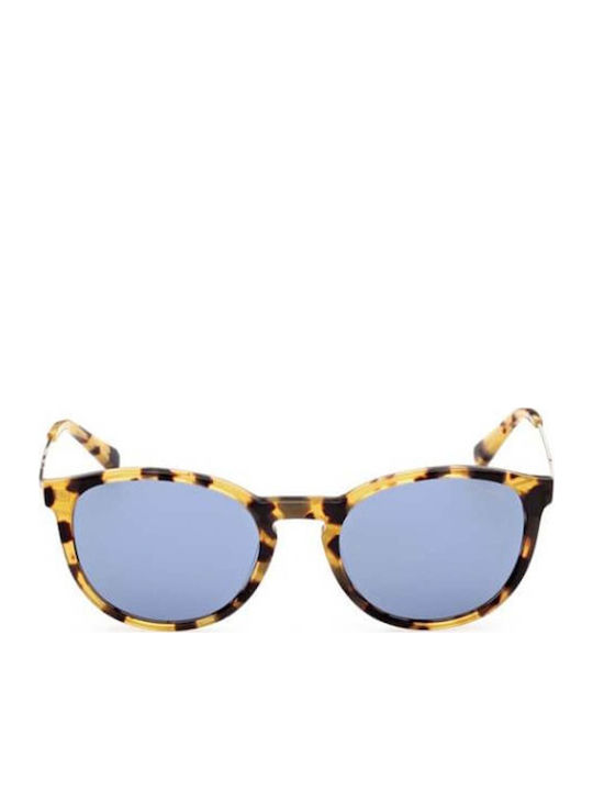 Gant Men's Sunglasses with Brown Tartaruga Frame and Blue Lens GA7217 53V