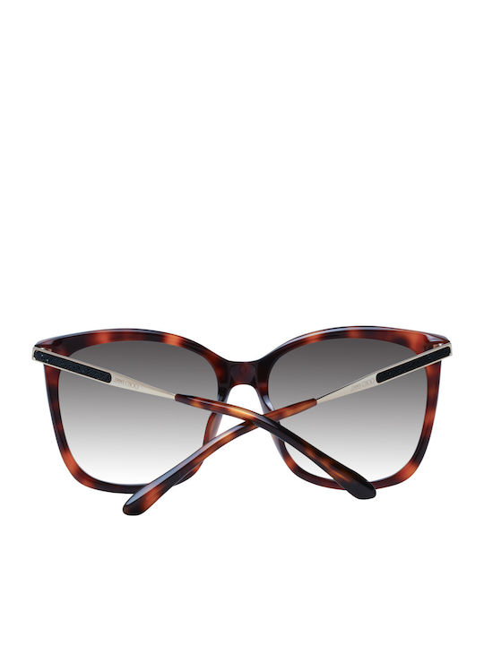Jimmy Choo Women's Sunglasses with Brown Tartaruga Frame and Brown Gradient Lens NEREA/G/S 05L/HA