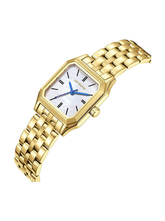 Lee Cooper Uhr mit Gold Metallarmband