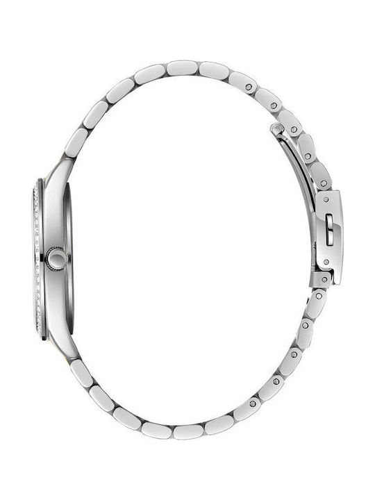 Lee Cooper Γυναικείο Ρολόι 32mm Μπαταρίας με Χρυσό Μεταλλικό Μπρασελέ