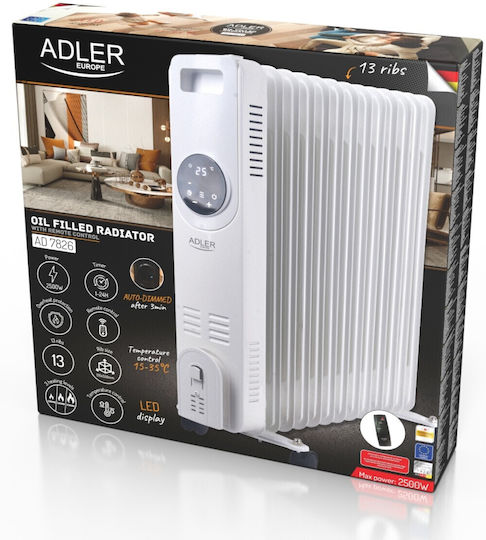 Adler Oil Filled Radiator 2500W