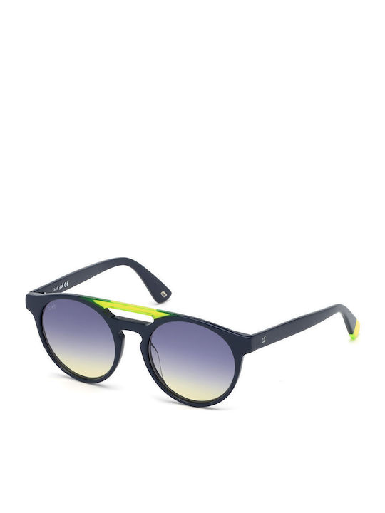 Web Men's Sunglasses with Navy Blue Plastic Frame WE0262 90W