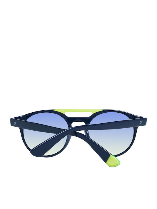 Web Men's Sunglasses with Navy Blue Plastic Frame WE0262 90W