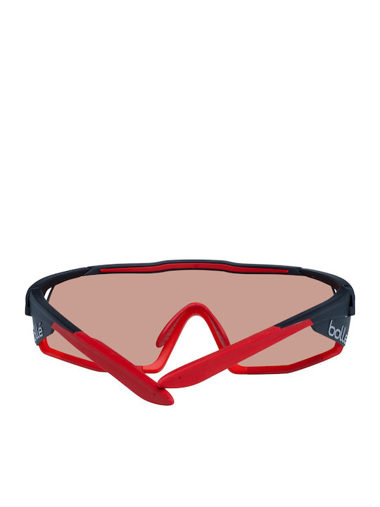 Bolle B-Rock Pro 119 Unisex Ochelari de soare cu Negru Cadru și Portocaliu Lentilă 12628
