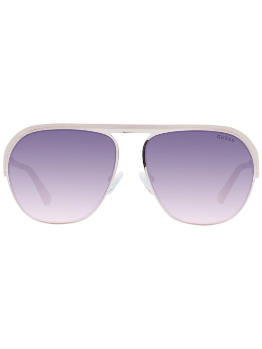 Guess Women's Sunglasses with Rose Gold Frame and Pink Gradient Lens GU5226 29Z