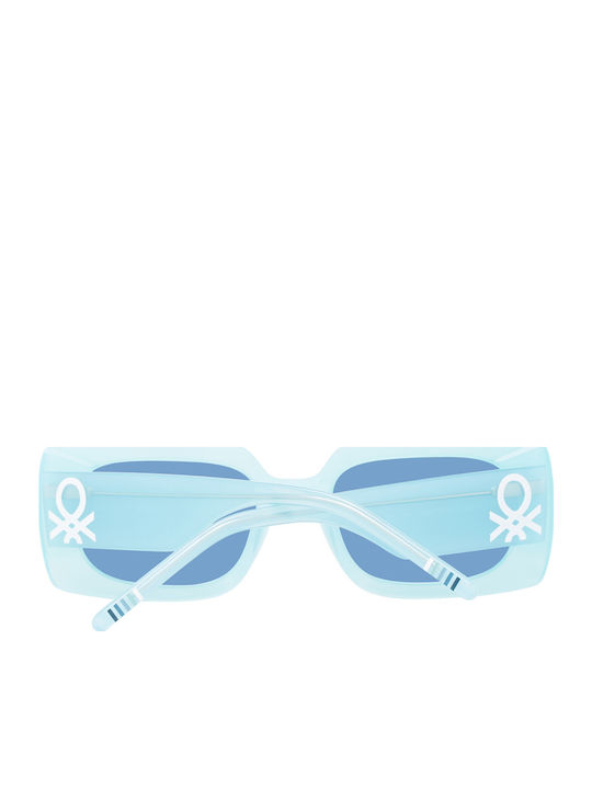 Benetton Γυναικεία Γυαλιά Ηλίου με Μπλε Κοκκάλινο Σκελετό και Μπλε Φακό BE5065 509