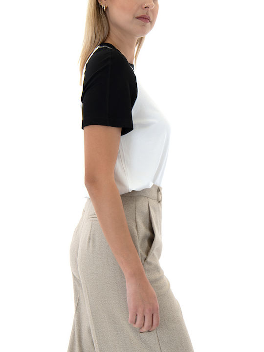 Women's T-shirt Ecru-black