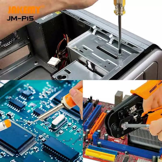 Jakemy Caseta cu 17 Kit de reparare a rețelei