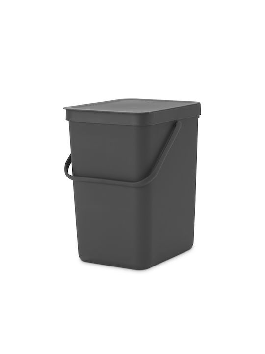 Brabantia Sort Waste Bin 25lt Gray