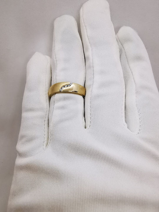 Kosmima1 Femeie Inel cu Zirconiu din Aur 14K