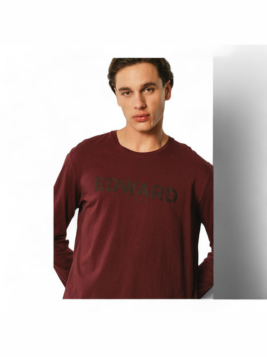 Edward Jeans T-shirt Burgundy