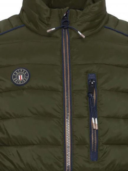 Sleeveless Jacket Grape Leaf