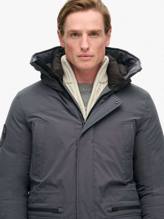 'd3 Ovin City' Winter Jacket Parka Gray