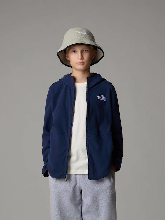 The North Face Kids Sweatshirt Cardigan Navy Blue Glacier