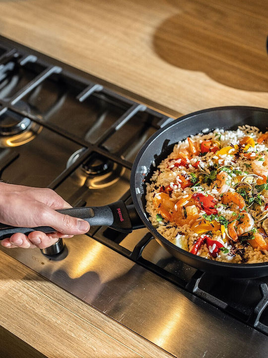 Marva Guzzini Cook&plus Wok aus Aluminium mit Antihaftbeschichtung 28cm