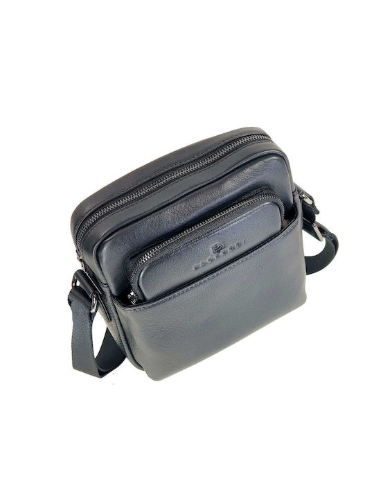 Bartuggi Leather Men's Bag Shoulder / Crossbody Black