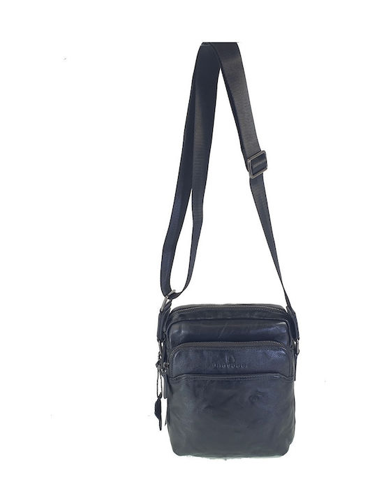 Leather Men's Bag Shoulder / Crossbody Black