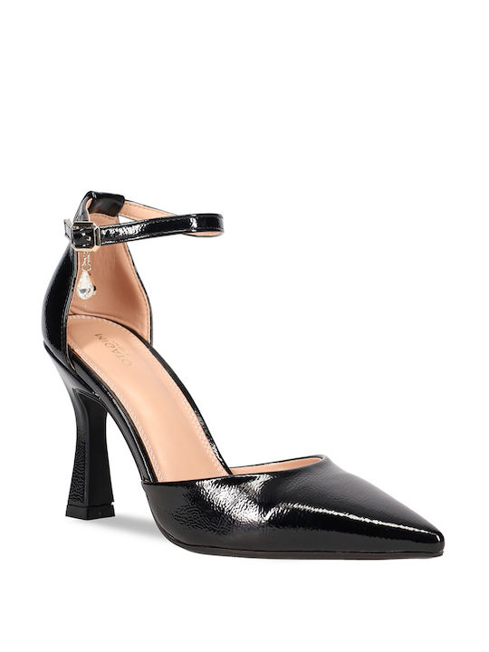 Migato Patent Leather Black Heels