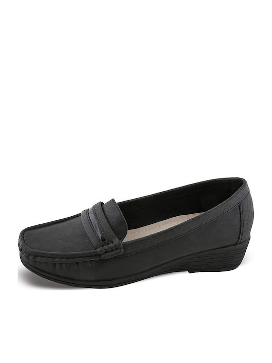 Women's Moccasins in Black Color
