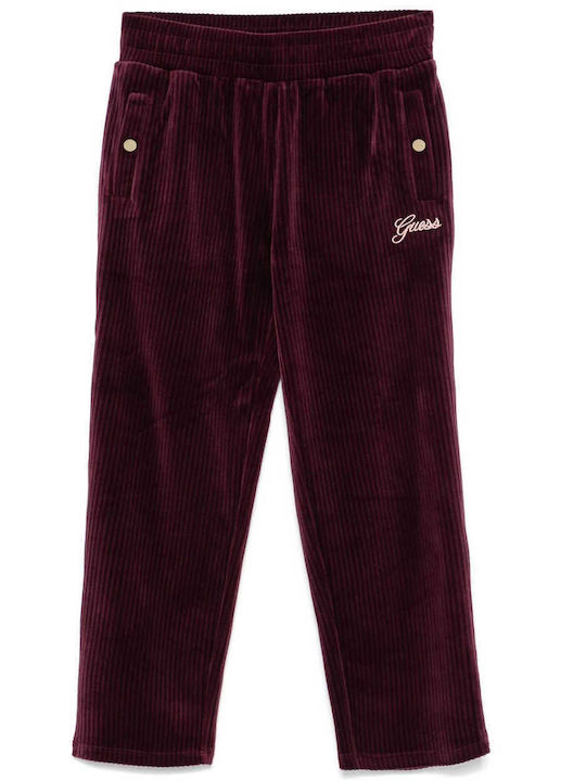 Guess Kids Sweatpants Bordeaux