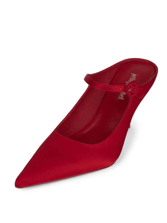 Jeffrey Campbell Heel Mules Red