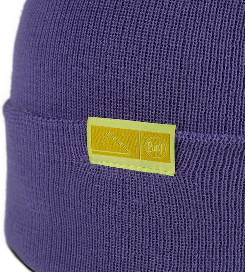 Rics Metavers Beanie Unisex Beanie Knitted in Purple color