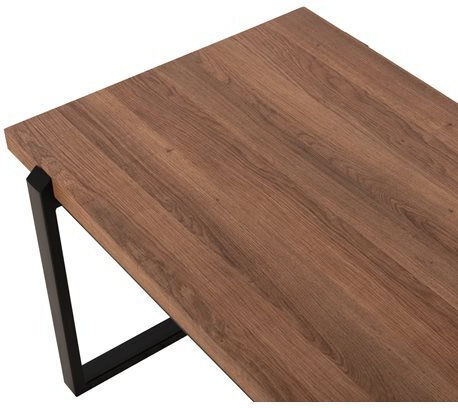 Rectangular Coffee Table Shaben Wooden Sonoma / Black L120xW60xH46cm.