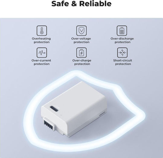 K&F Concept EN-EL25 1250mAh Battery Type-C Fast Charging Compatible Nikon KF28.0040