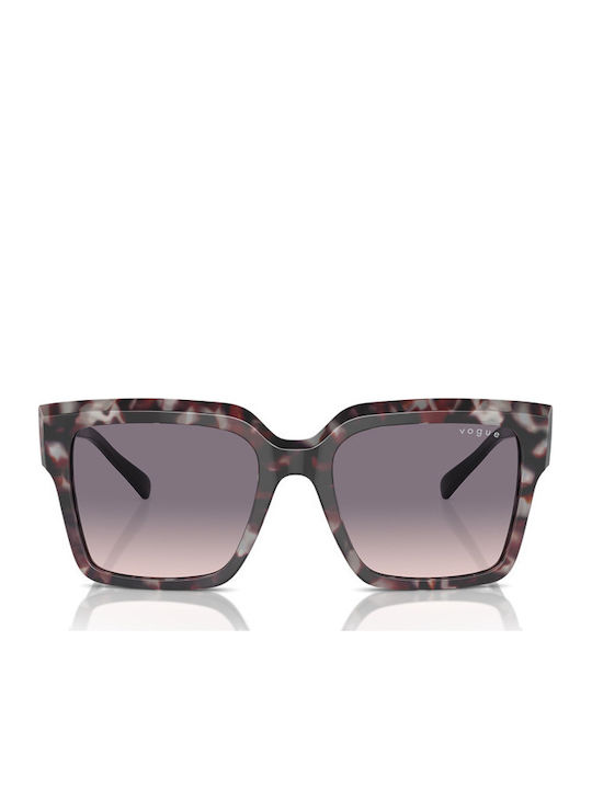 Vogue Women's Sunglasses with Brown Tartaruga Plastic Frame and Purple Gradient Lens VO5553S 314936