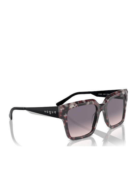 Vogue Women's Sunglasses with Brown Tartaruga Plastic Frame and Purple Gradient Lens VO5553S 314936