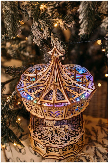 Wood Trick Holz-Bauspielzeug Carousel für Kinder ab 14+ Jahre Jahren