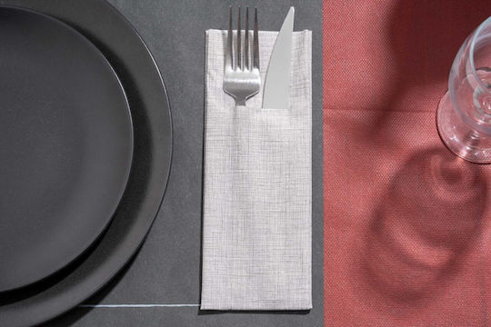 PaperQ Serviettenhülle Airlaid Gray 40x30cm 800 Stück Stück 12-M3040E090508A