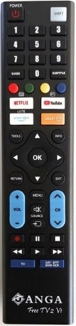 Anga Compatible Remote Control Free for Τηλεοράσεις