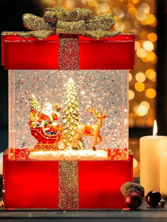 Weihnachtliche Schneekugel Beleuchtet 1Stück
