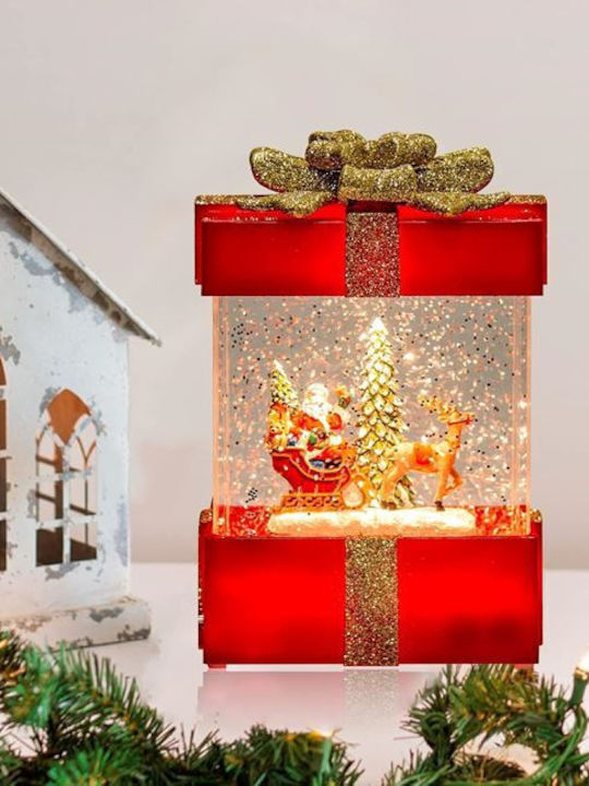 Weihnachtliche Schneekugel Beleuchtet 1Stück