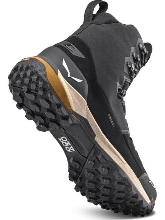 Salewa Puez Winter Men's Hiking Boots Waterproof Black 61447 0971
