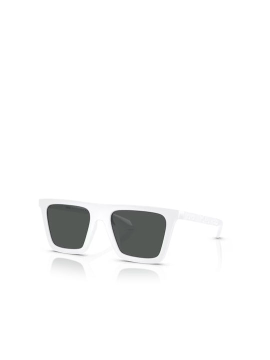 Versace Sunglasses with White Plastic Frame and Black Lens VE4468U 314/87