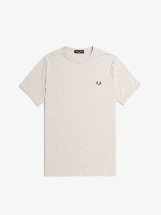 Fred Perry Ringer T-shirt Porridge Marl