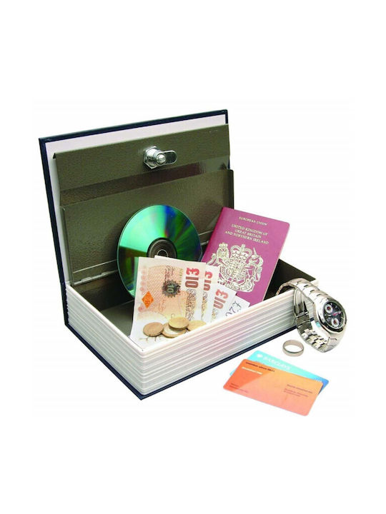 Metallisch Aufbewahrungsbox mit Deckel Gray 24x15cm 1Stück