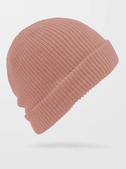 Beanie Γυναικείος Σκούφος με Rib Πλέξη σε Μωβ χρώμα